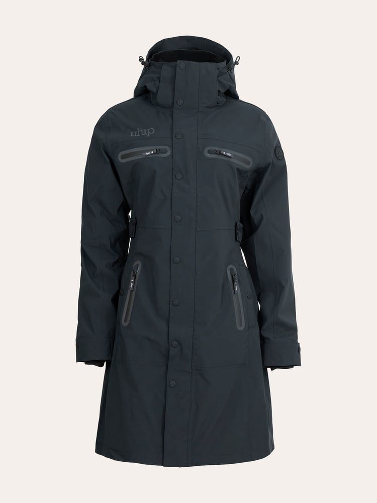 Trench Mid Coat Black