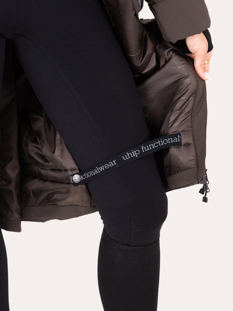 Hailey Insulated Raincoat - Ash Brown - 34