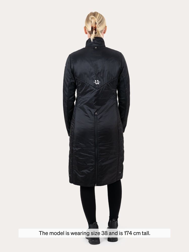Wool Liner Coat - Jet Black - 34