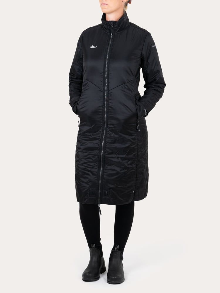 Wool Liner Coat - Jet Black - 34