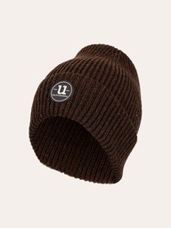 Wool Beanie - Brown - One Size