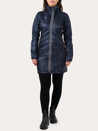 Wool Hybrid Liner Mid Coat 2.0 - Navy - 34