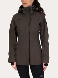 Hailey Rainjacket - Ash Brown - 34