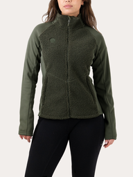 Cozy Pile Hybrid Jacket - Willow Green - 34