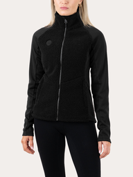 Cozy Pile Hybrid Jacket - Jet Black - 34