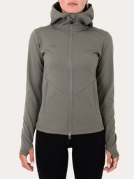 Misty Dog Trainer Hoodie - Smokey Olive - 34