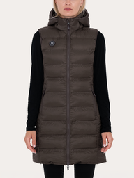 Everyday Long Vest - Ash Brown - 34