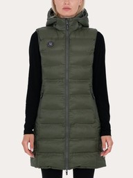 Everyday Long Vest - Deep Green - 34