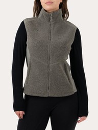 Cozy Pile Hybrid Vest - Smokey Olive - 34