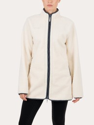 Windstopper Pile Long Jacket - Off white - 34