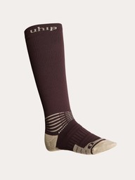 Compression Wool Riding Sock - Brown - 37-39