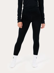 Merino Long Pant - Jet Black - 34
