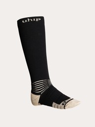 Compression Coolmax Riding Sock - Jet Black - 37-39