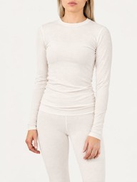Merino LS Tee - Off white - 34