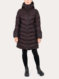 Nordic Mid Coat - Chocolate Plum - 34