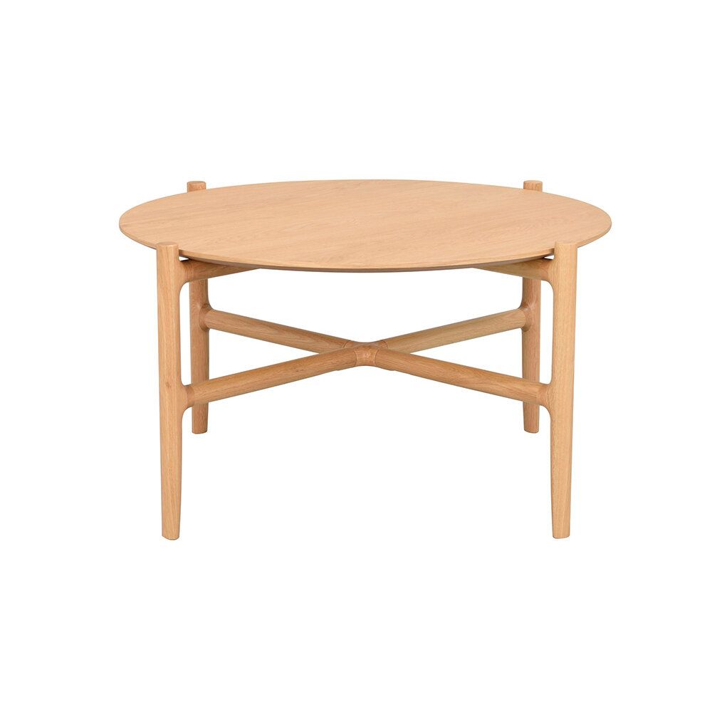 Holton soffbord Ø80 cm - Ek