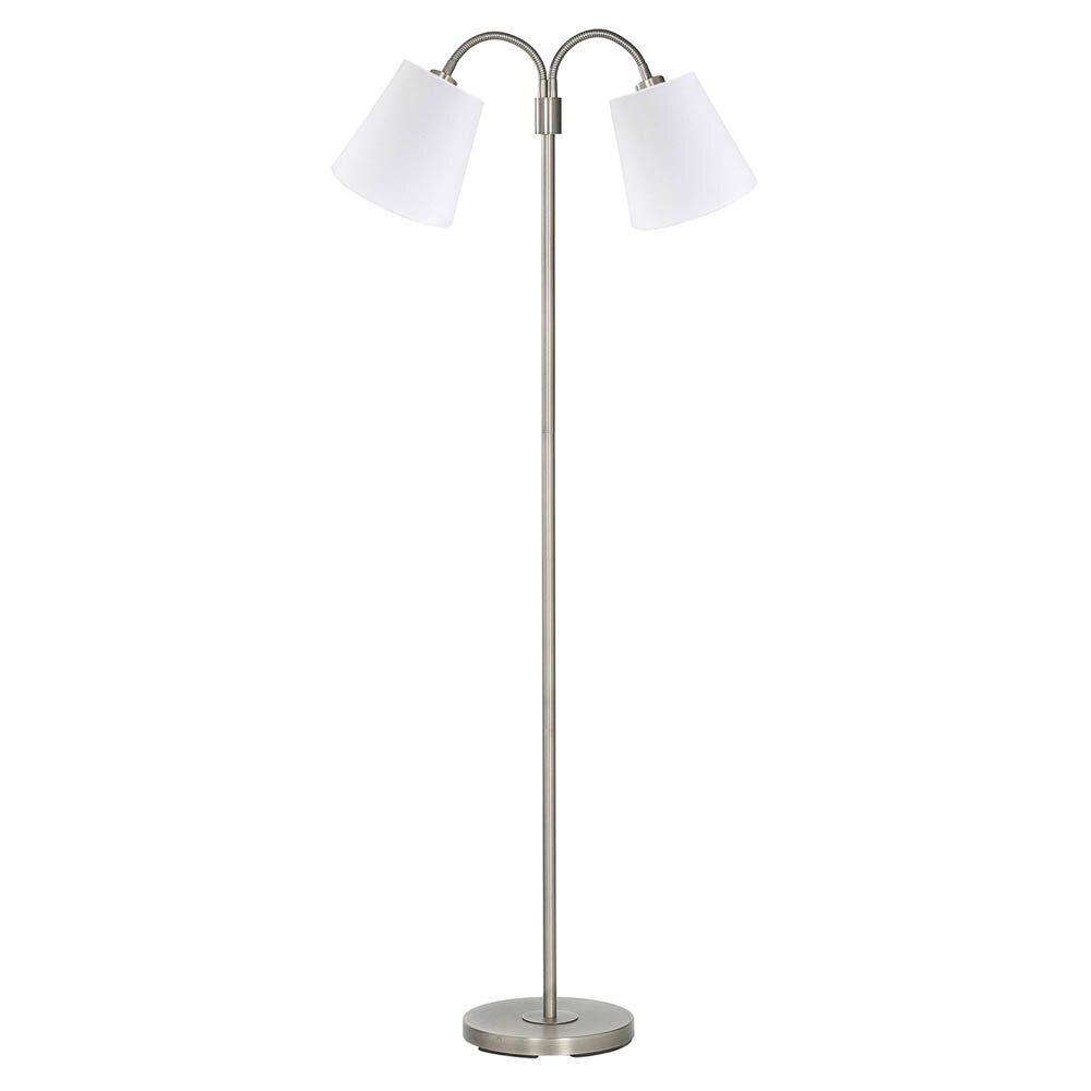 Golvlampa Amy 2-arm krom