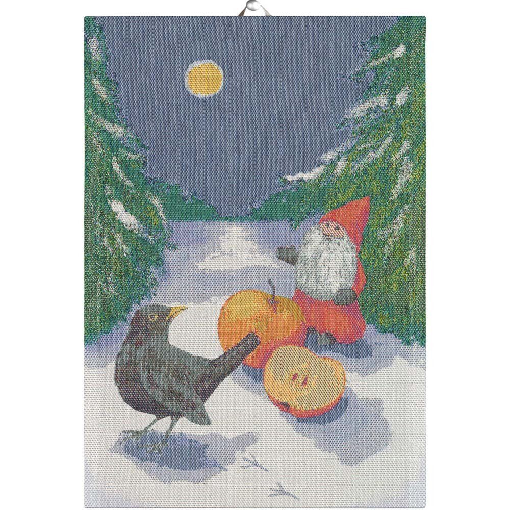Vinteräpple kökshandduk 35x50 cm