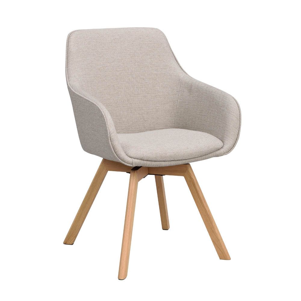 Alison karmstol ekben snurrfunktion - Beige