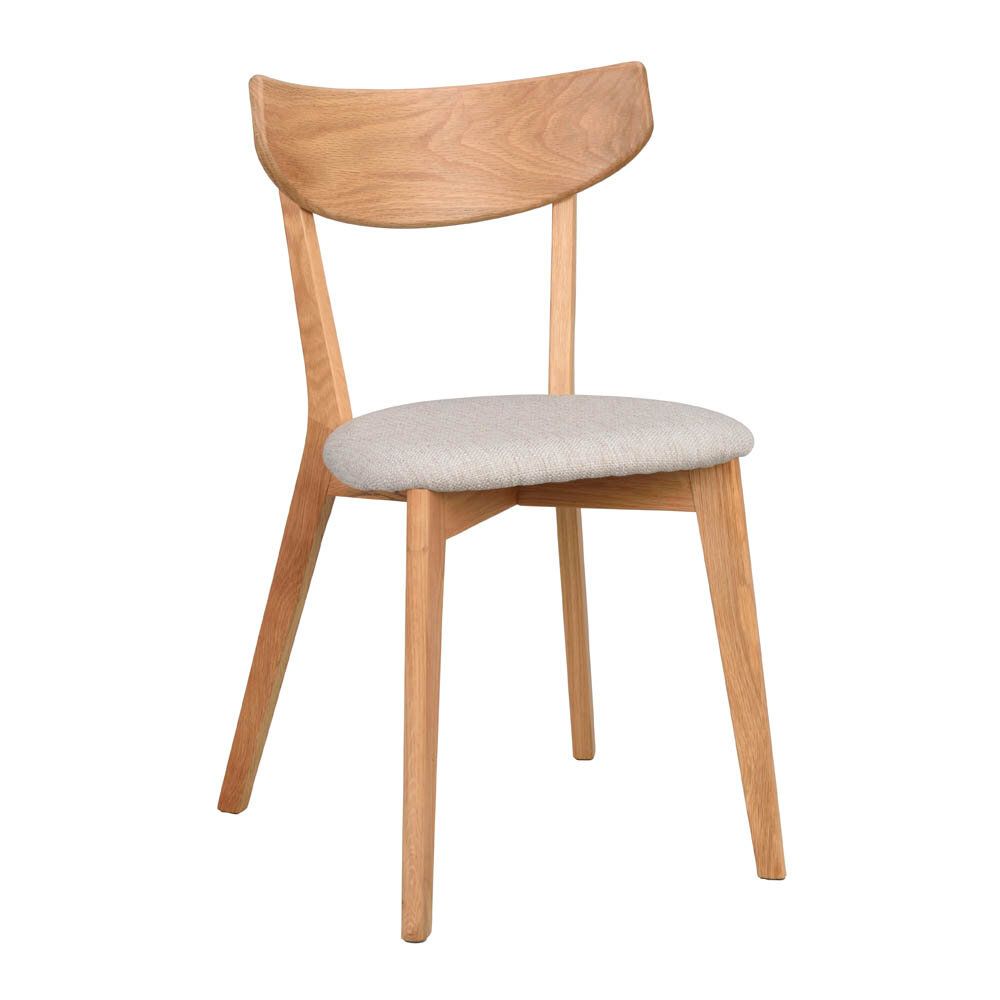 Ami stol med sits i grått tyg - Ek