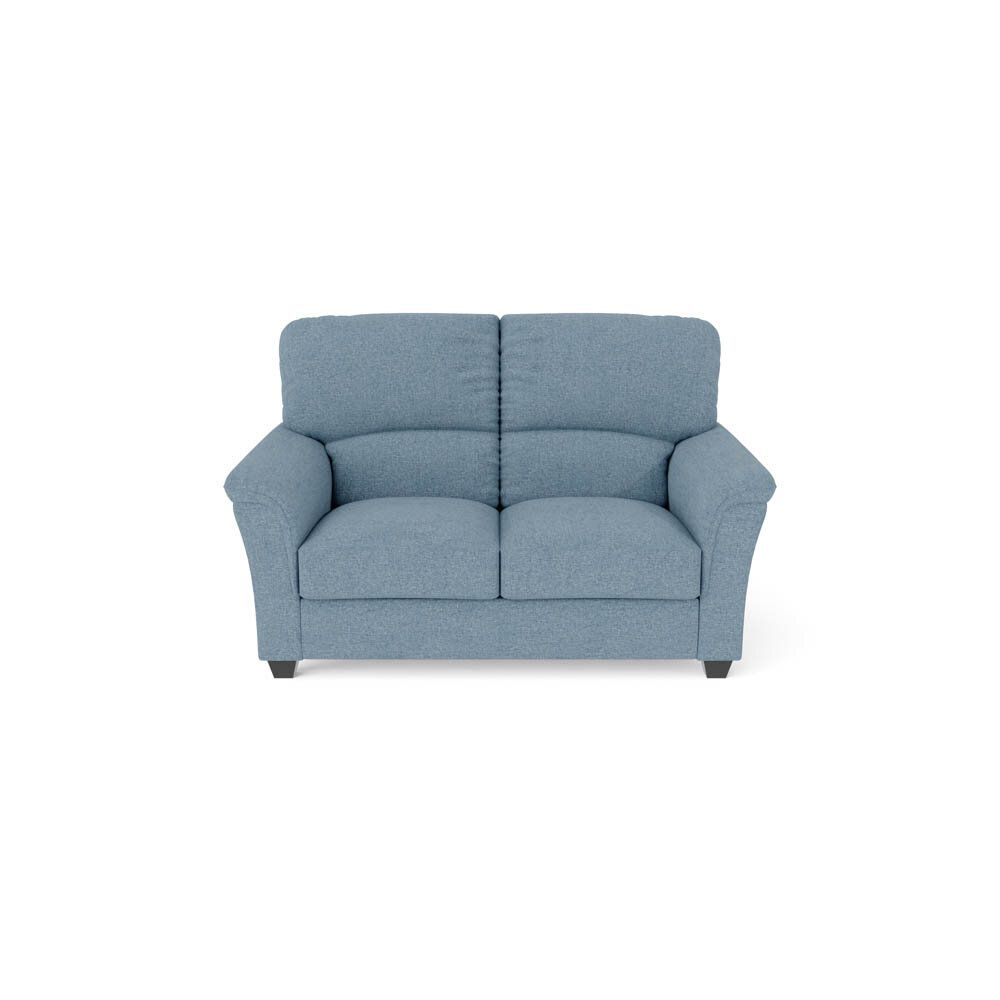 Aveny 2-sits soffa med svarta ben
