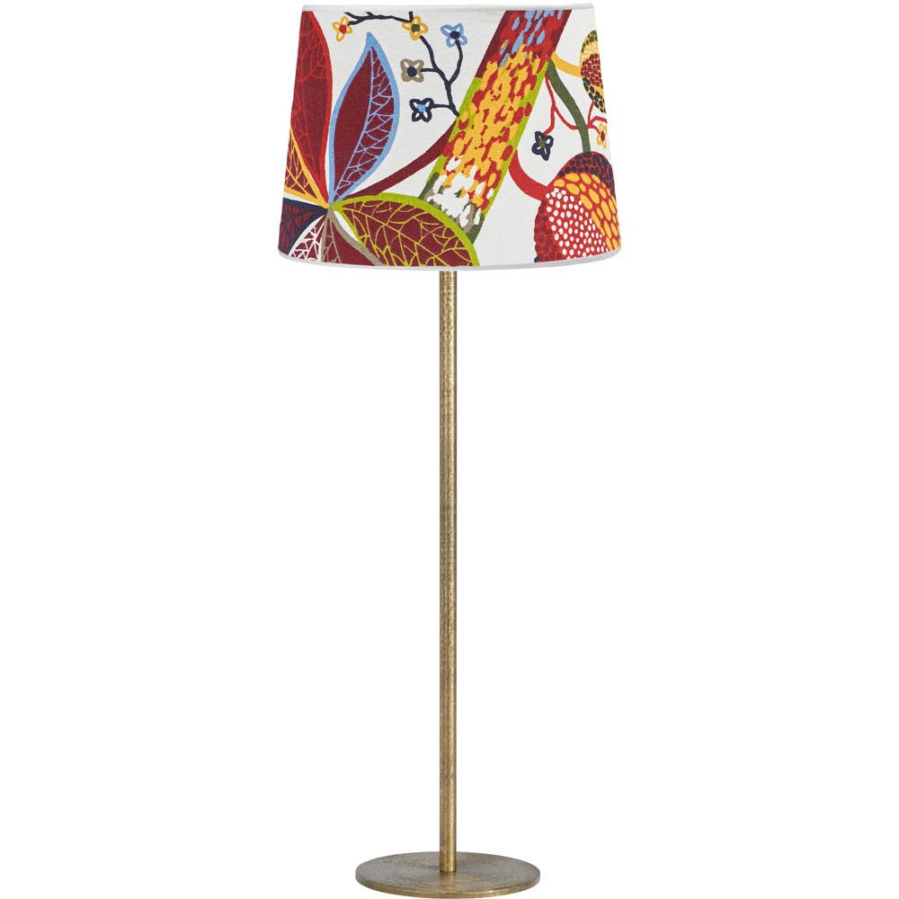 Base bordslampa med mönstrad skärm 58cm