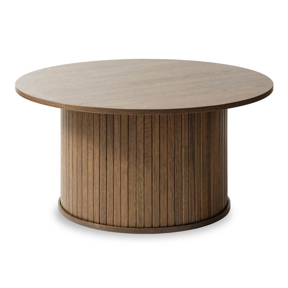 Bistro soffbord Ø90 cm - Brun