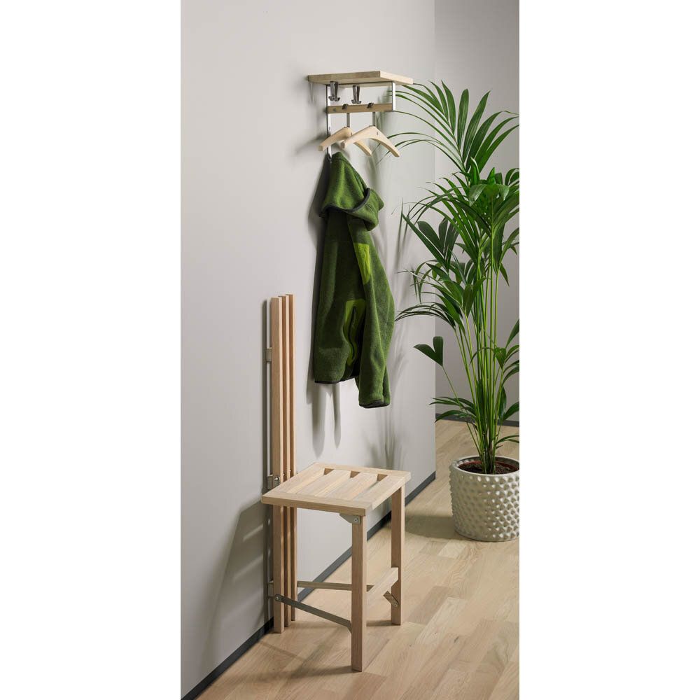 Cott hatthylla slipat stål
