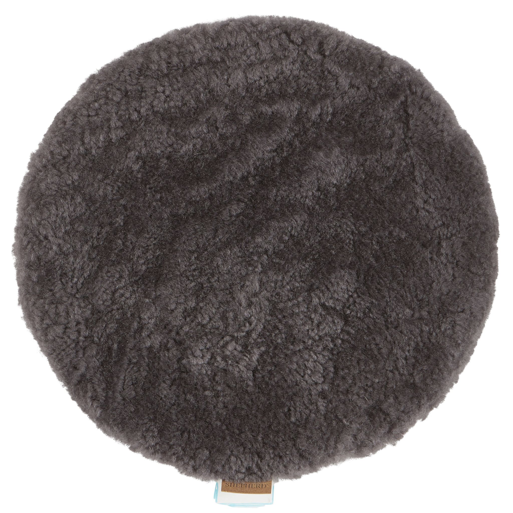 Jill stolsdyna rund 36 cm - Antracit