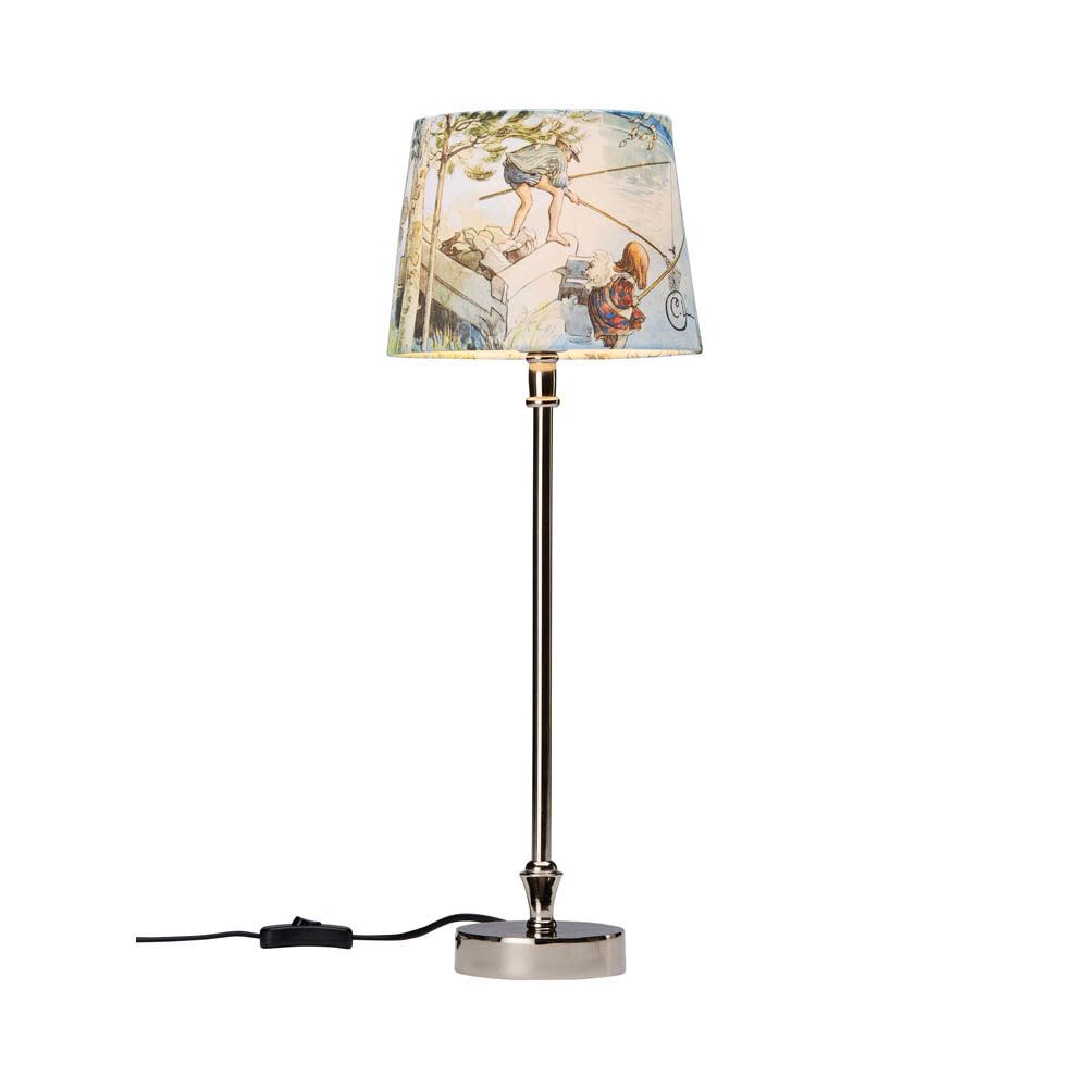 Liam bordslampa Krom 55 cm