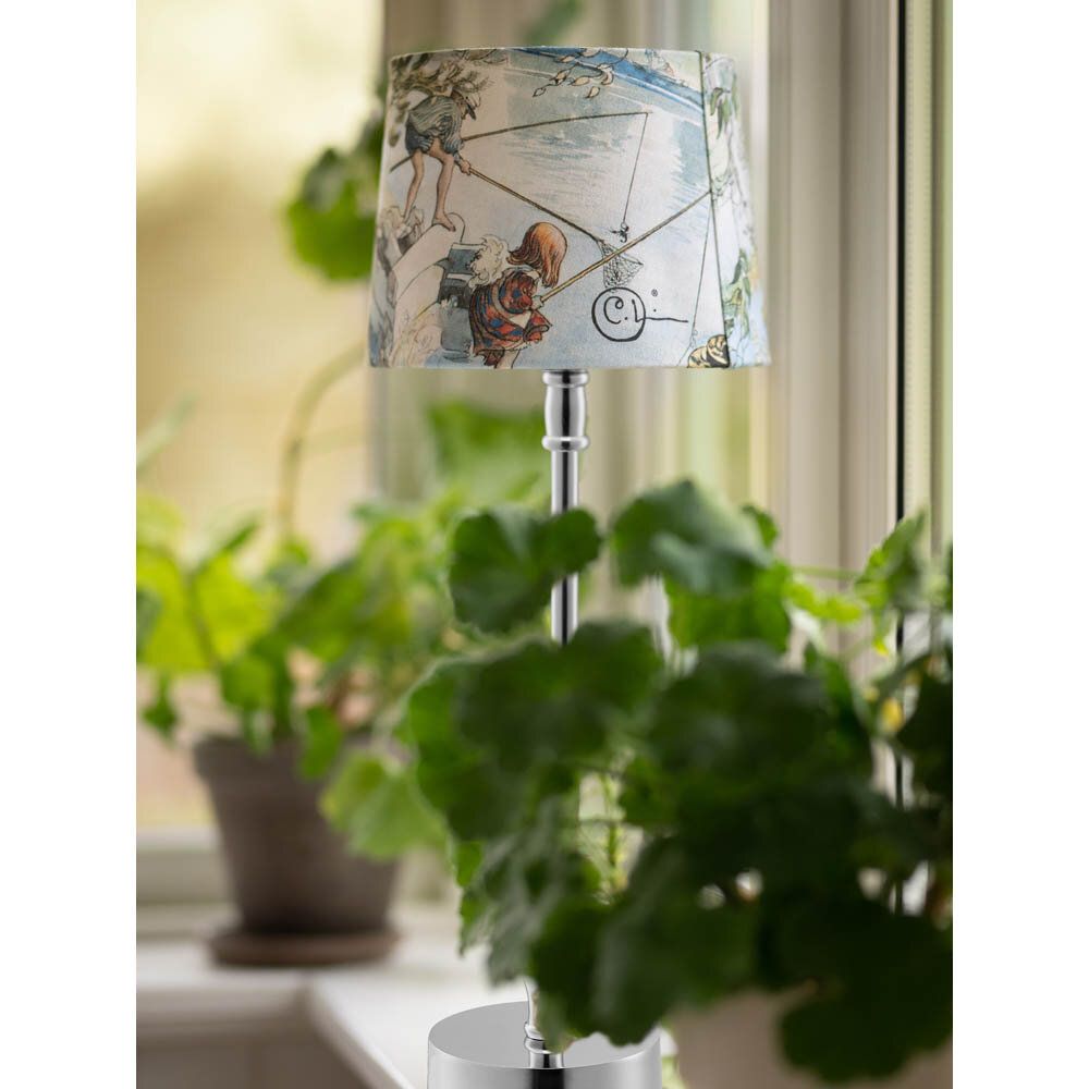 Liam bordslampa Krom 55 cm