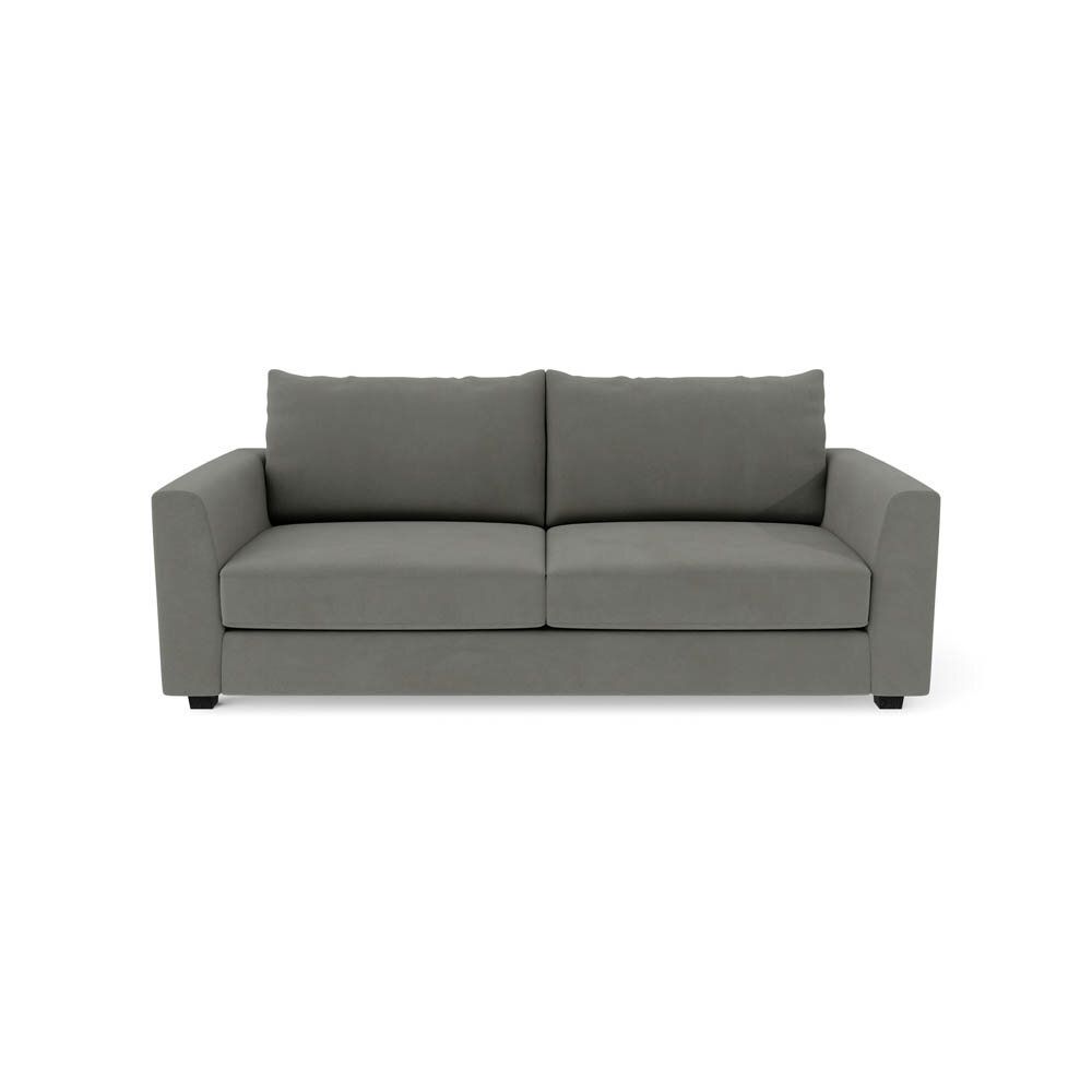 Lindö 2-sits soffa svarta ben