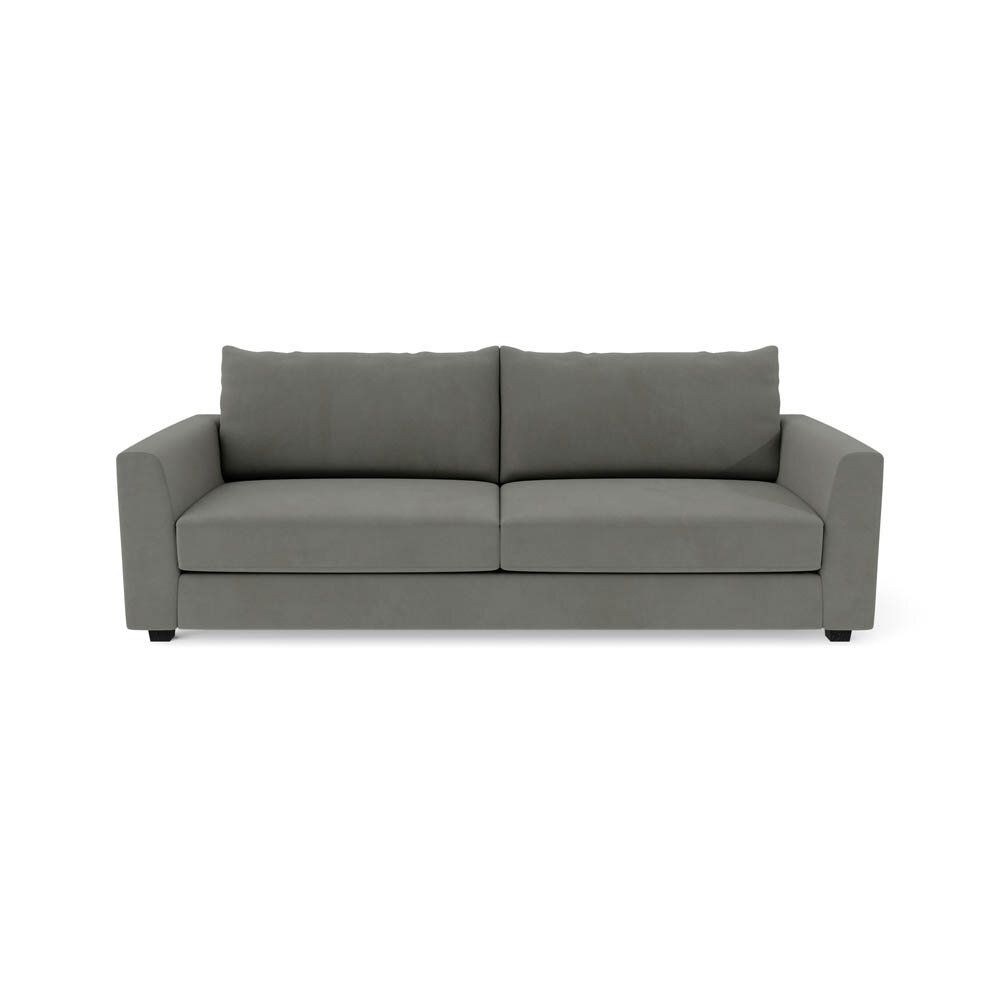 Lindö 3-sits soffa svarta ben