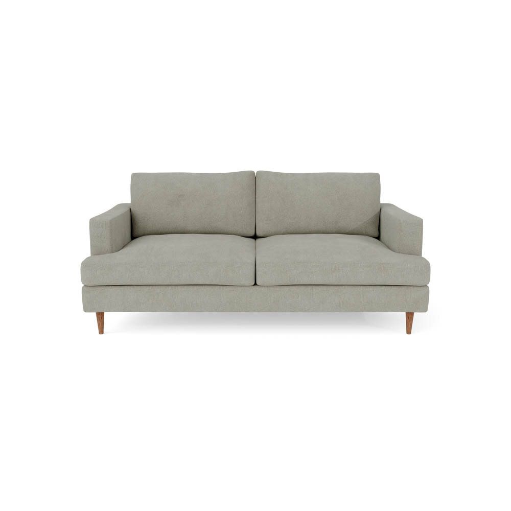 London 3-sits soffa djup med rökfärgade ekben