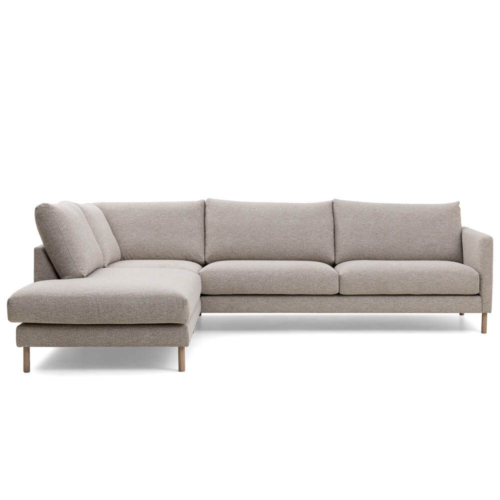 Lycke 2,5 sitssoffa med öppet avslut vänster - Beige