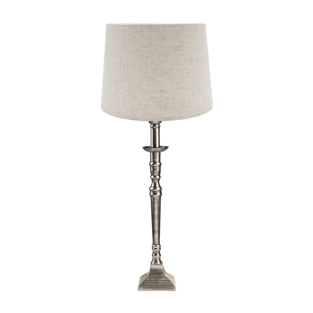Bordslampa Salong antiksilver 46 cm