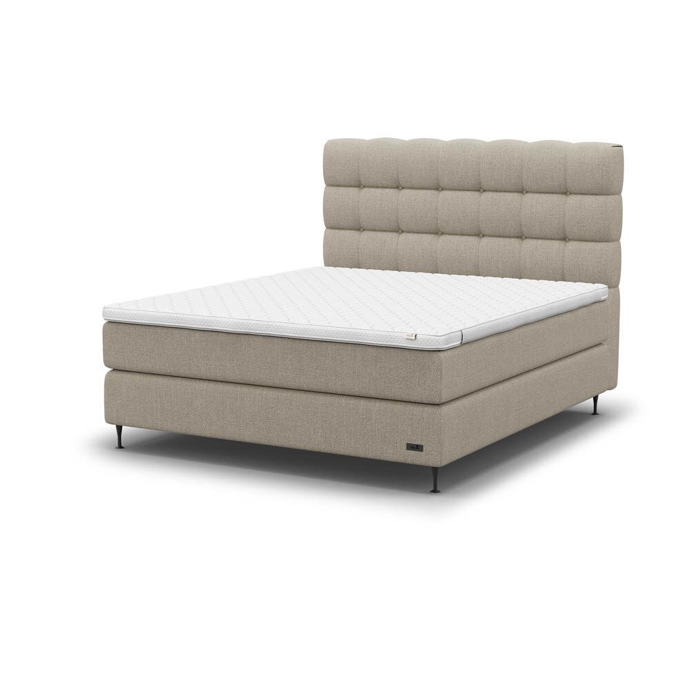 Kontinentalsäng Ekens ELEGANS 180x210 Struktur med bäddmadrass & gavel