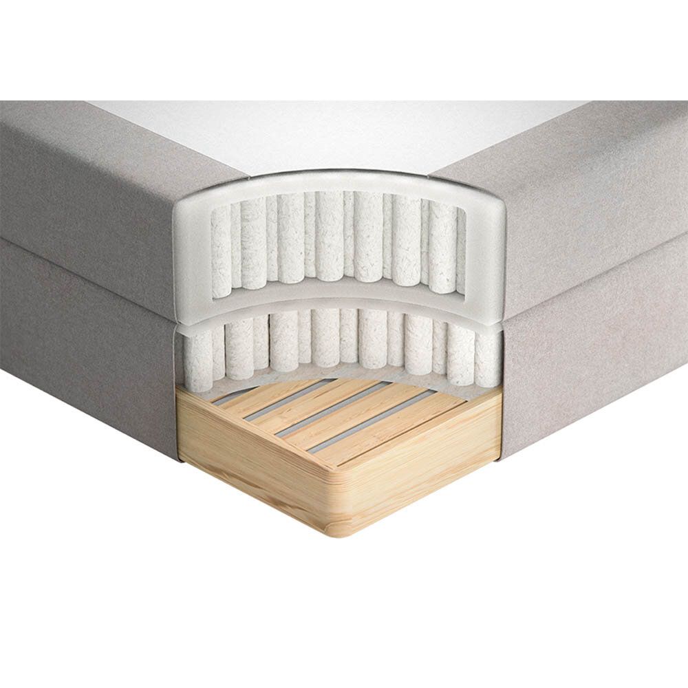Kontinentalsäng Hilding Family Lyx 140x200 med bäddmadrass. Tyg: Bjärnum