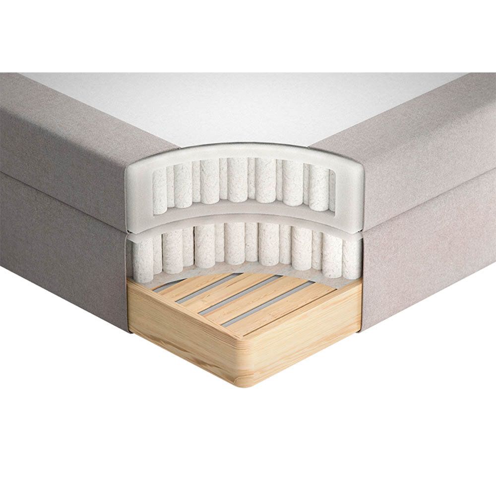 Kontinentalsäng Hilding Family Start 120x200 med sänggavel. Tyg Osby