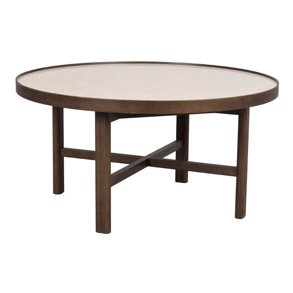 Marsden soffbord Ø90 cm - Brun