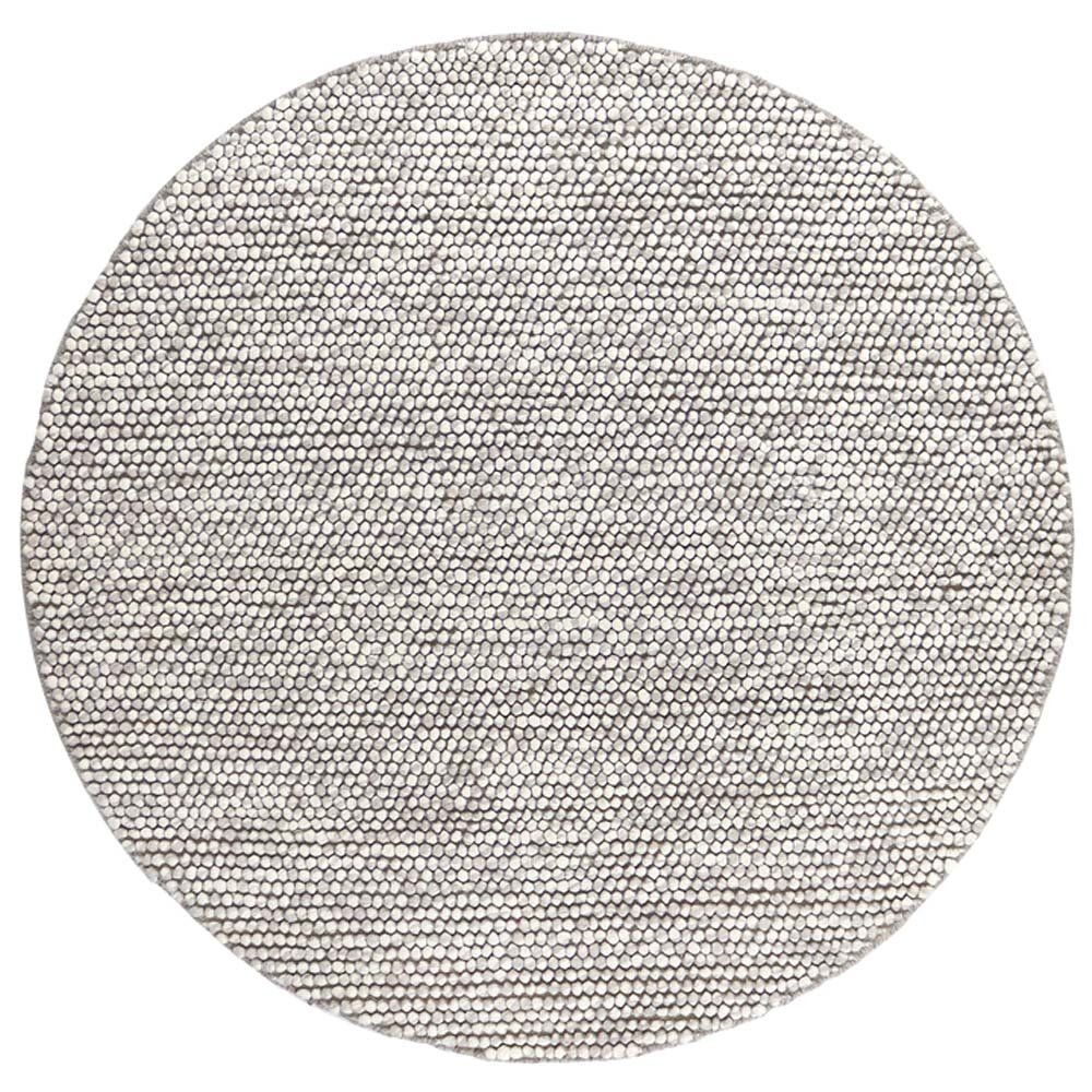 Nature Rund Matta Beige