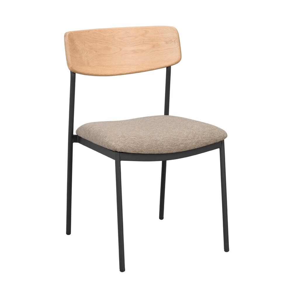 Maymont stol mörkbeige sits - Ek