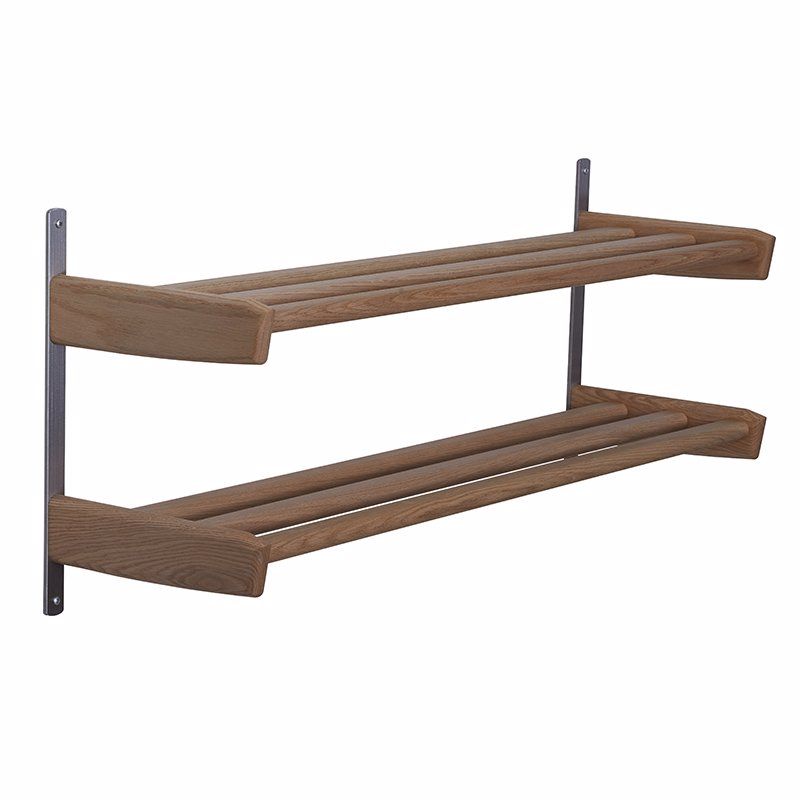 Meja Skohylla vägg 59 cm 2 plan - Ek