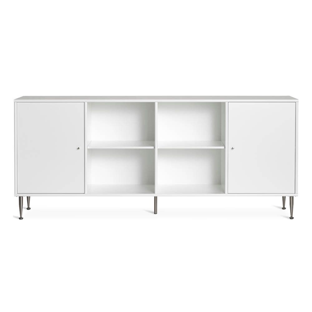 Mistral sideboard med hyllor - Vit