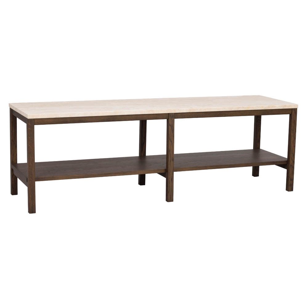 Orwel avlastningsbord 140x45 cm - Brun