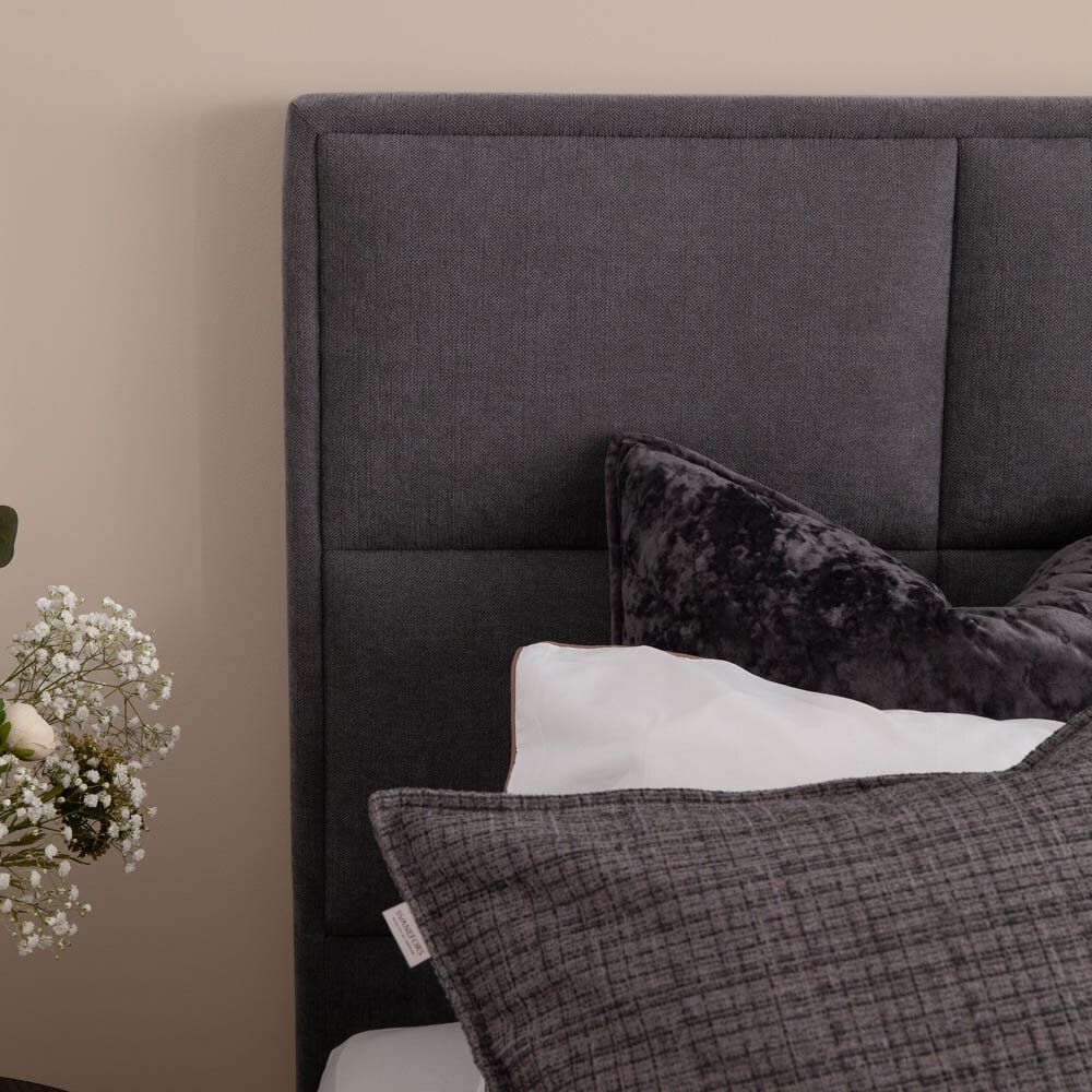 Paket: Ramsäng Premium 180x200 med bäddmadrass och sänggavel