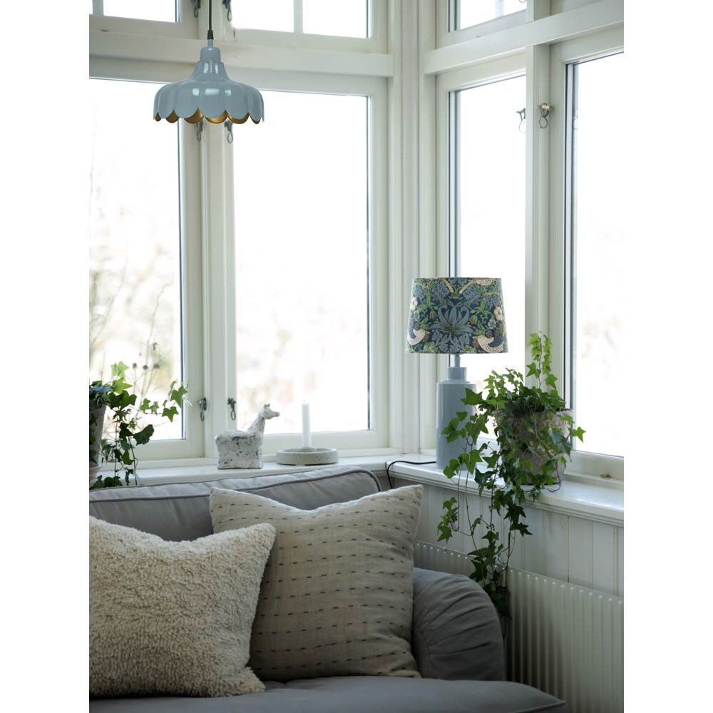 Solo bordslampa med mönstrad skärm 48 cm