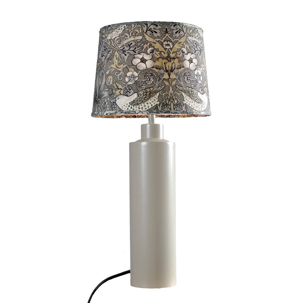 Solo bordslampa med mönstrad skärm 58 cm - Beige