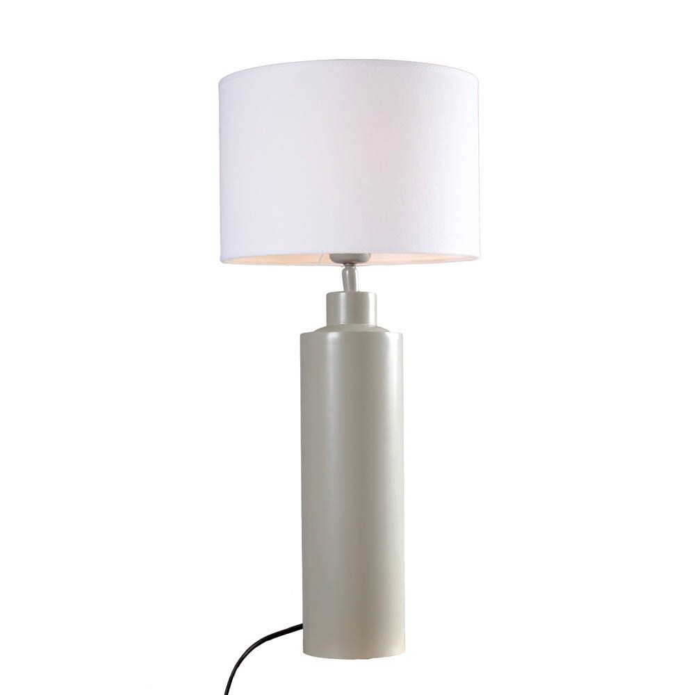 Solo bordslampa med vit skärm 65 cm - Beige