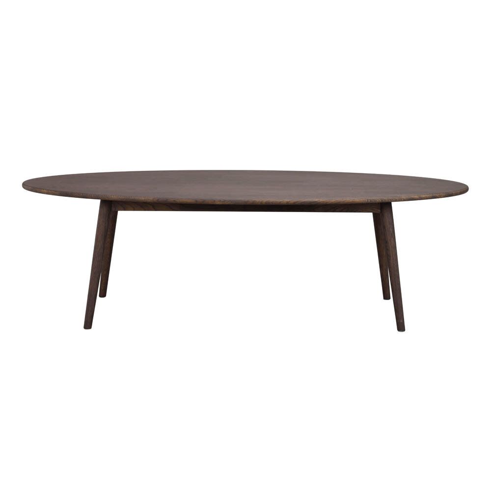Tompkins soffbord ellips 150x60 - Brun